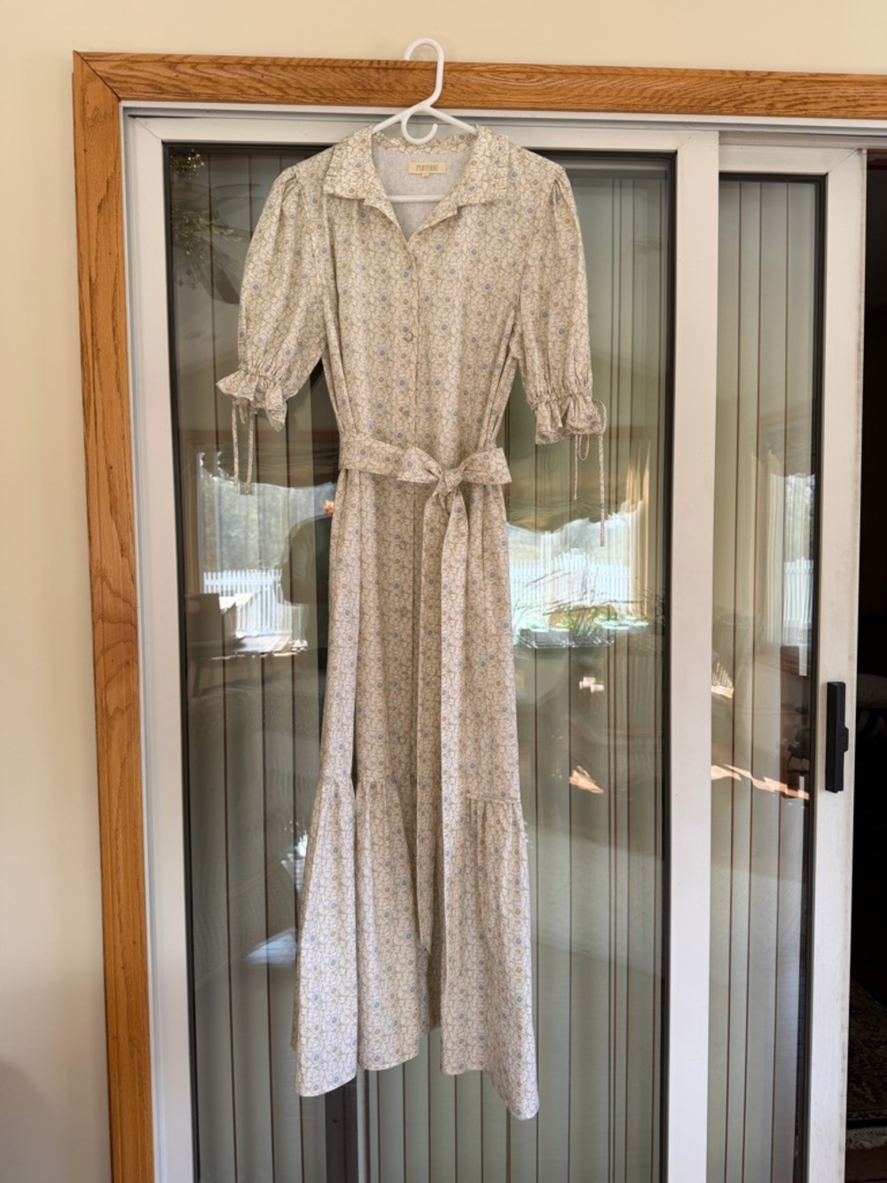Parterre Floral “Dorian” Maxi Dress with Tie Waist
